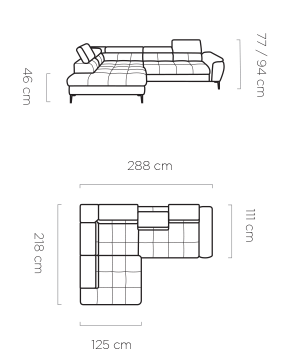 WER - Denver sarok ülőgarnitúra