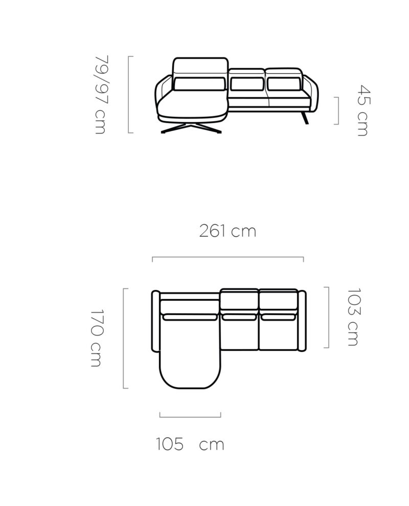 WER - Barillo sarok ülőgarnitúra
