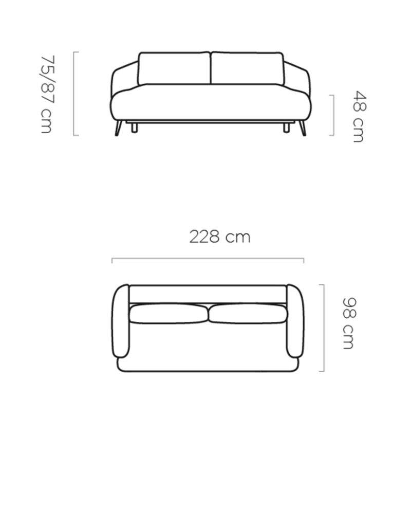 WER - Candy Sofa kanapéágy / ülőgarnitúra