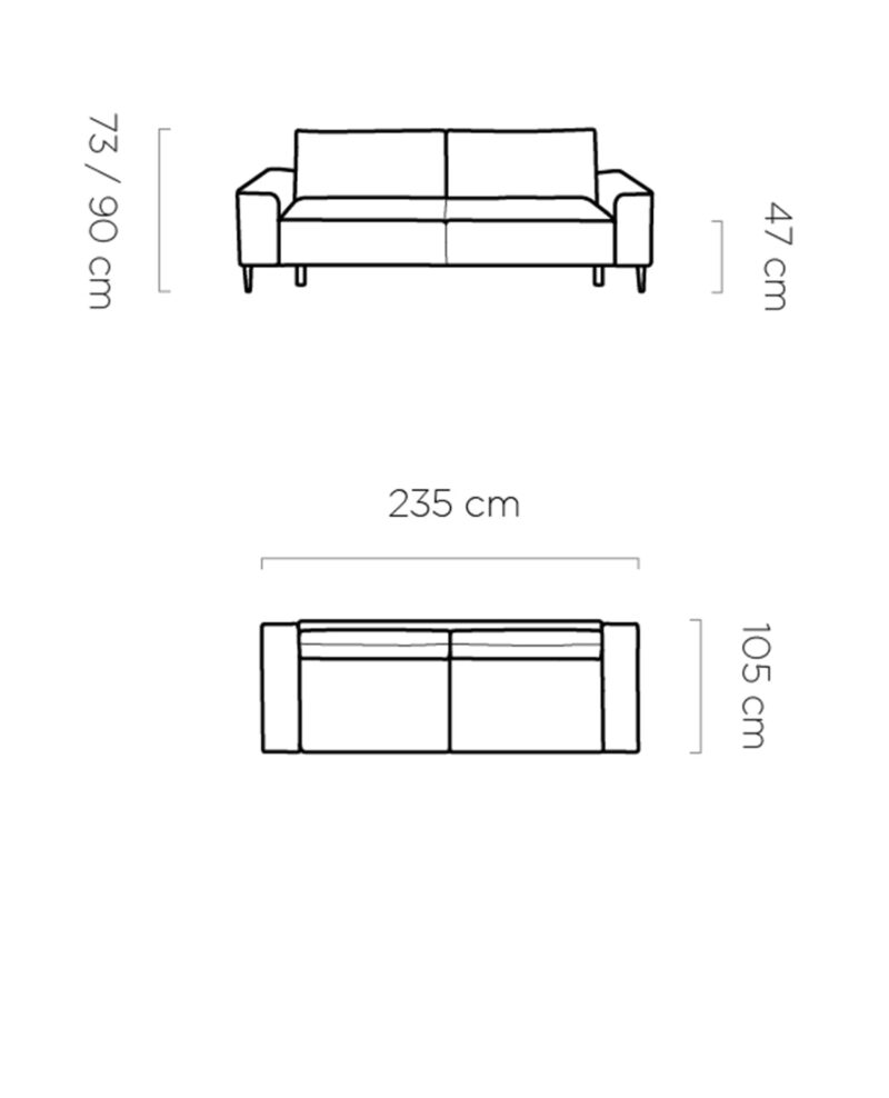 WER - Lugo Sofa kanapéágy / ülőgarnitúra