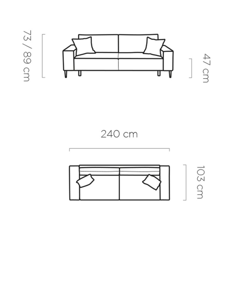 WER - Matano Sofa kanapéágy / ülőgarnitúra
