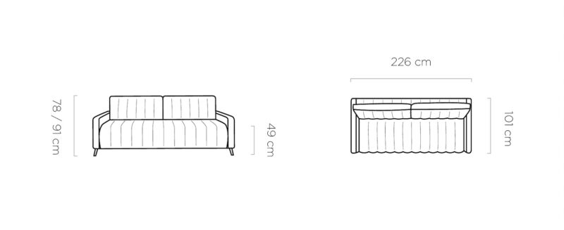 WER - Molly kanapéágy / ülőgarnitúra