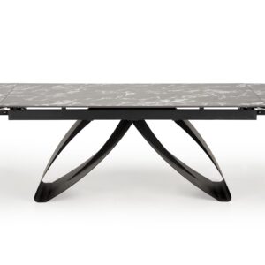 Hal-Hilario fehér vagy fekete kihúzható asztal 180-260cm-ig bővíthető