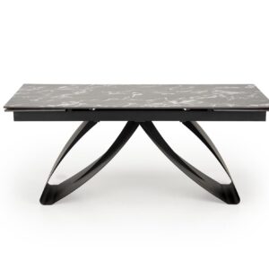Hal-Hilario fehér vagy fekete kihúzható asztal 180-260cm-ig bővíthető