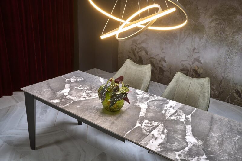 Hal-Felix fehér vagy szürke kihúzható asztal 141-201cm-ig bővíthető