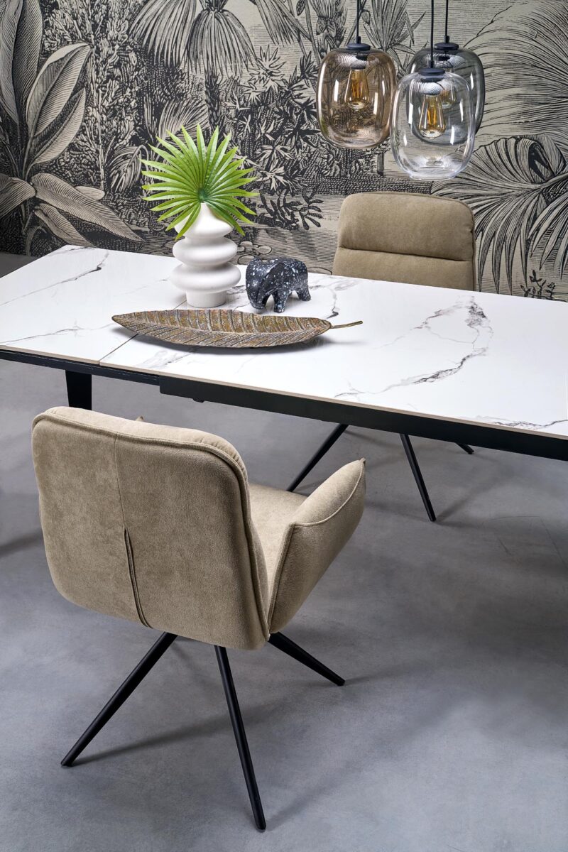 Hal-Felix fehér vagy szürke kihúzható asztal 141-201cm-ig bővíthető