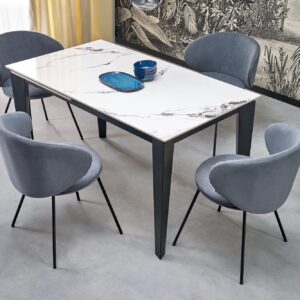 Hal-Felix fehér vagy szürke kihúzható asztal 141-201cm-ig bővíthető