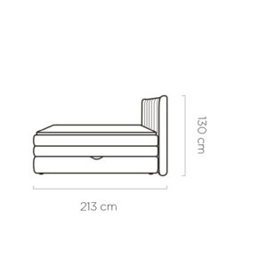 WER - Amber boxspring franciaágy