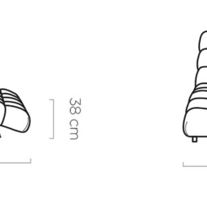 WER - Delphi sezlong / pihenő fotel