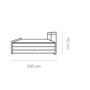 WER - Elma boxspring franciaágy