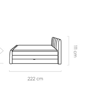 WER - Fresco boxspring franciaágy
