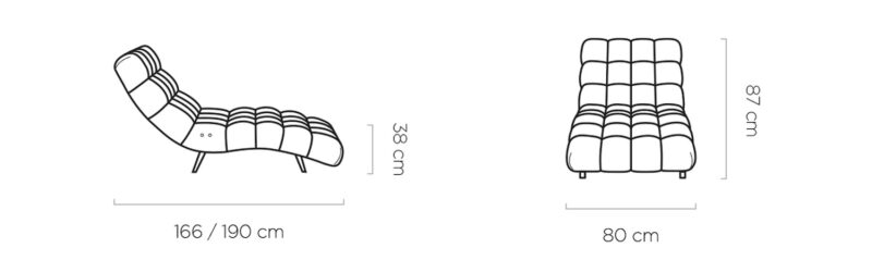 WER - Gatio sezlong / pihenő fotel