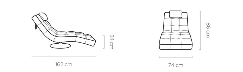 WER - Lexi sezlong / pihenő fotel