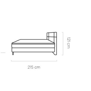 WER - Lucio boxspring franciaágy