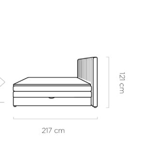 WER - Minola boxspring franciaágy