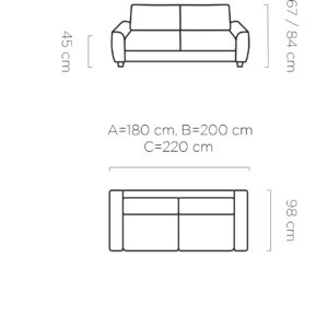 WER - Monza kanapéágy / ülőgarnitúra
