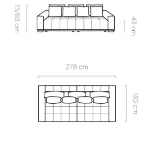WER - Motta kanapéágy / ülőgarnitúra