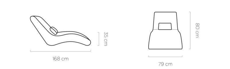 WER - Sato sezlong / pihenő fotel