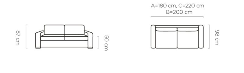 WER - Vanilla Sofa kanapéágy / ülőgarnitúra