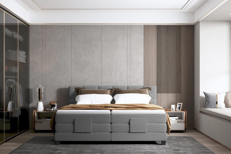 WER - Carlos boxspring franciaágy motoros relax funkcióval