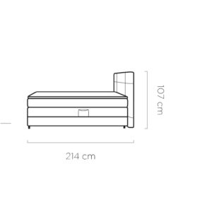 WER - Rey 100 boxspring ágy motoros relax funkcióval