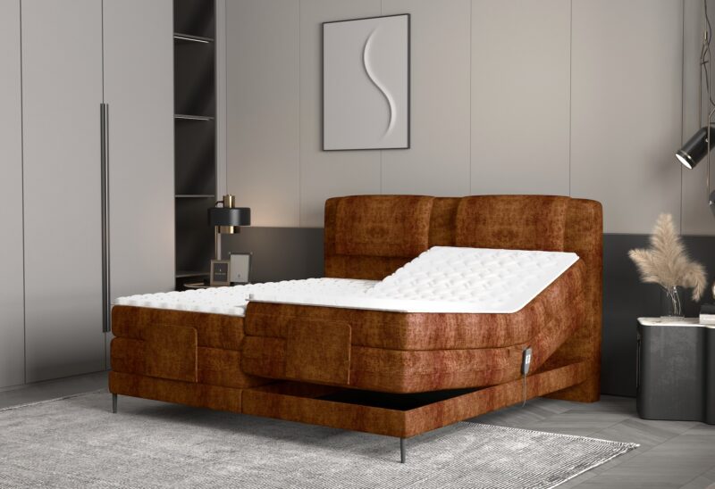 WER - Wave boxspring franciaágy motoros relax funkcióval