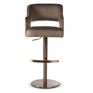 MERCY SUPREME PUMP bárszék | állítható magasságú táskarugós forgó bárszék, választható szövet / lábszín