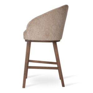 SENI SUPREME WOOD bárszék L | táskarugós bárszék, választható szövet / lábszín
