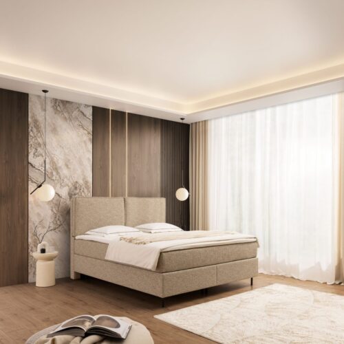 New Elegance - Kontynentalne Slim K franciaágy
