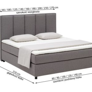 New Elegance - Kontynentalne 202 franciaágy